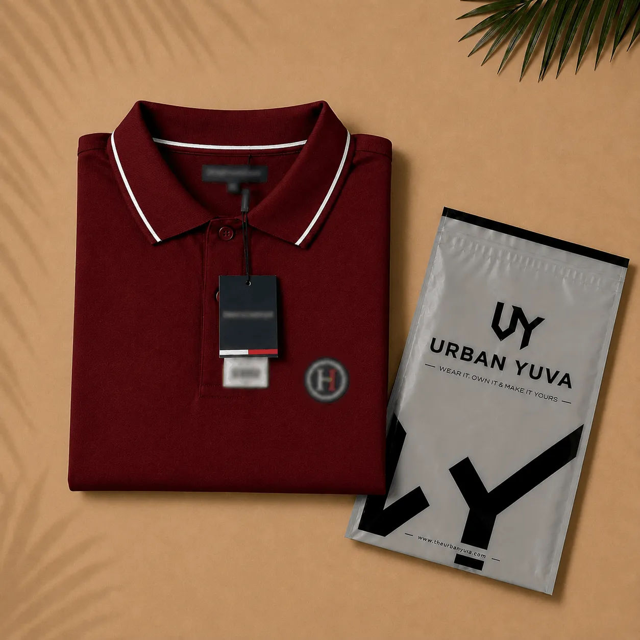 Men’s Classic Maroon Polo T-Shirt
